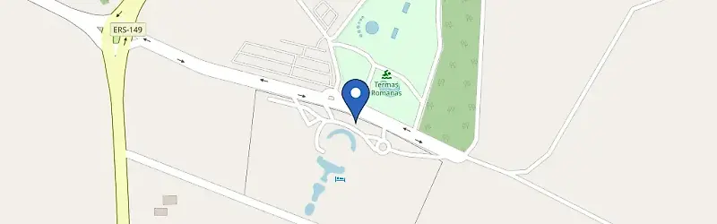Mapa da estação Termas Romanas