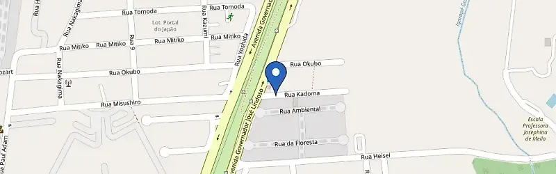 Mapa da estação Posto BR - Av. Das Torres