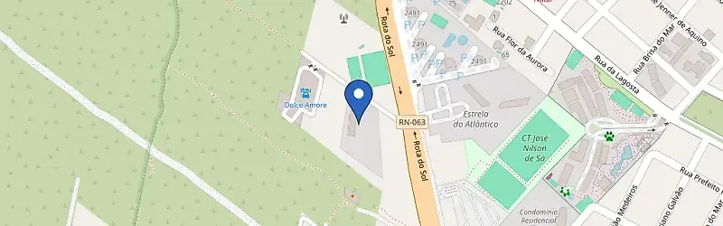 Mapa da estação Condomínio La Playa Residence
