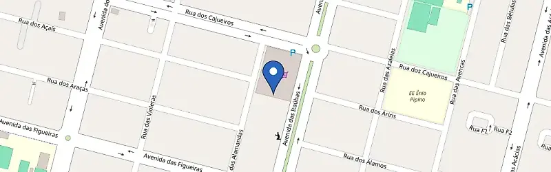 Mapa da estação Supermercado Machado Itaúbas