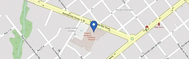 Mapa da estação Estacionamento Tangara Shopping Center