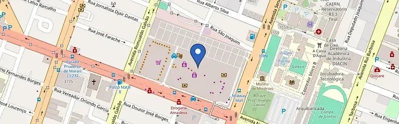 Mapa da estação Midway Mall
