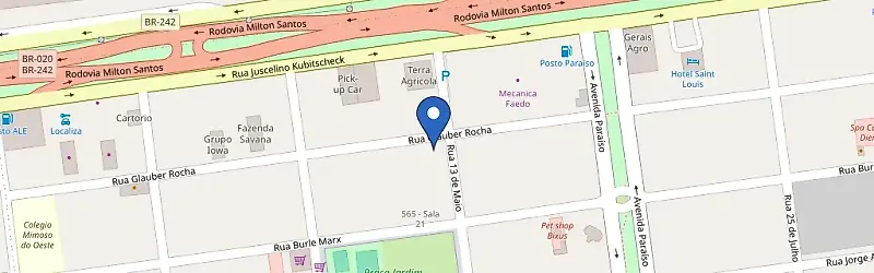 Mapa da estação Icon Business Mall