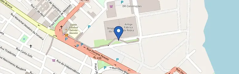 Mapa da estação Shopping Da Vila