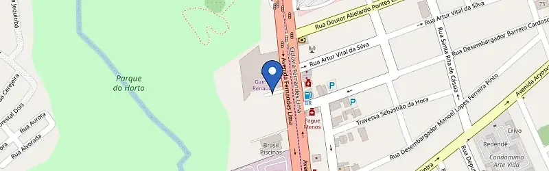 Mapa da estação Gama Veículos