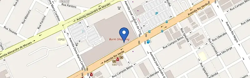 Mapa da estação Buriti Shopping