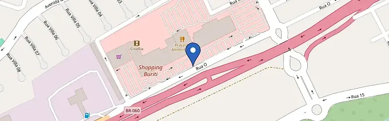 Mapa da estação Buriti Shopping Rio Verde