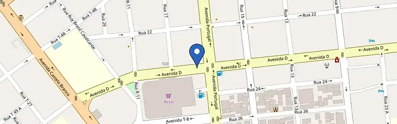Mapa da estação Barbosa Automóveis