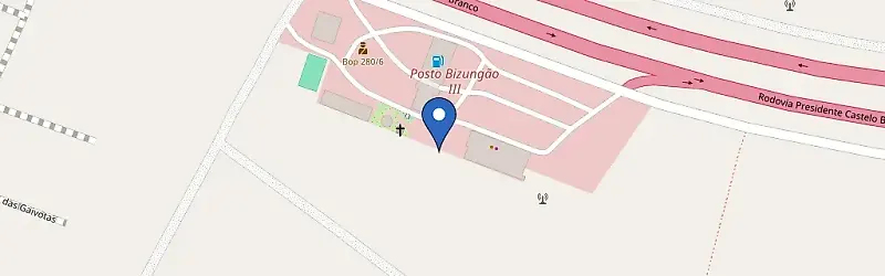 Mapa da estação Posto Bizungão III