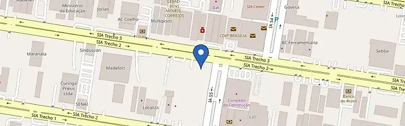 Mapa da estação W.L Atacadista