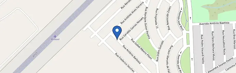 Mapa da estação Rocky