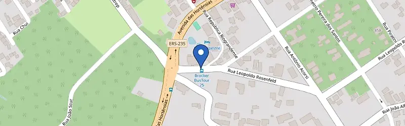 Mapa da estação Hotel Alpestre