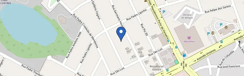 Mapa da estação JMC