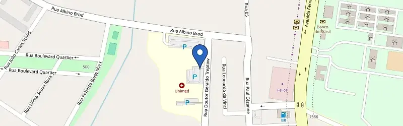 Mapa da estação Unimed Pelotas