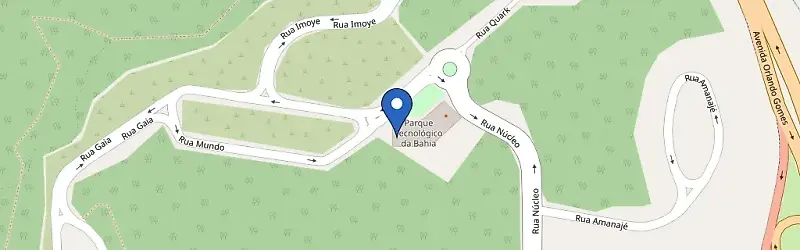 Mapa da estação Parque Tecnológico G1