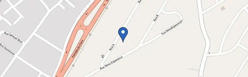 Mapa da estação Pousada Villa Egregora