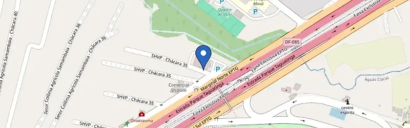 Mapa da estação Bufalo Bio Churrascaria