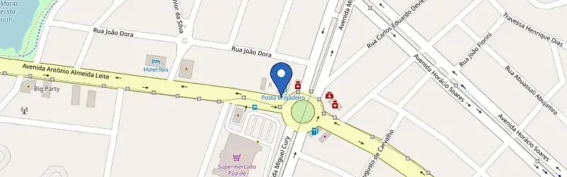 Mapa da estação Ipiranga