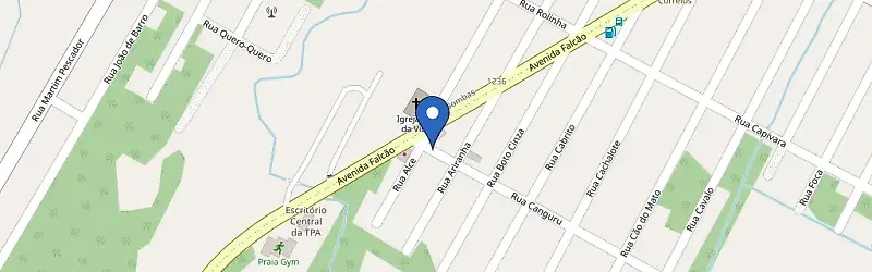 Mapa da estação Mecna Centro Automotivo