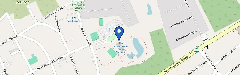 Mapa da estação Hotel Deville