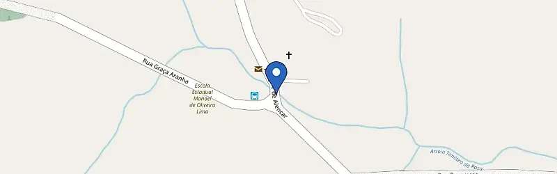 Mapa da estação Palazzo Veneto, Evangelista, Casca - RS