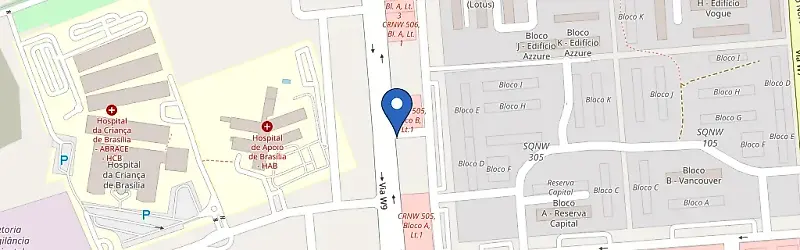 Mapa da estação Poraquê Recargas - Noroeste (Posto Wave)