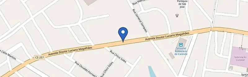 Mapa da estação Planeta Charge - Chalé Casa Grande