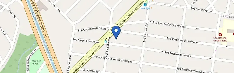 Mapa da estação Posto Hashike