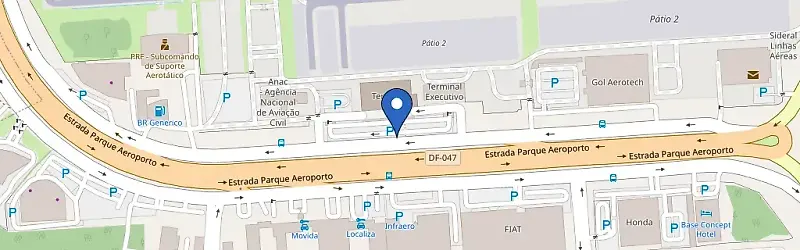 Mapa da estação Eurobike BMW