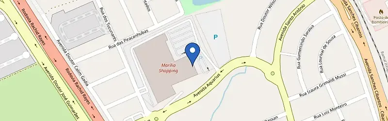 Mapa da estação Marília Shopping