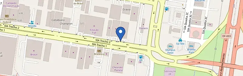 Mapa da estação NISSAN Grand Premier - Sia Sul - Enel X
