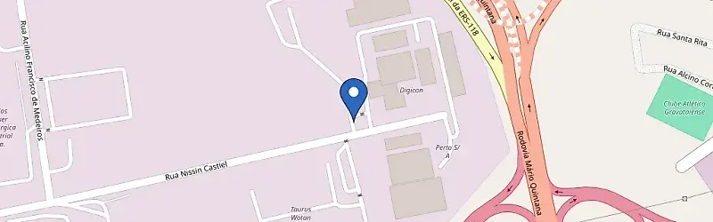 Mapa da estação Grupo Digicon/Perto - T1