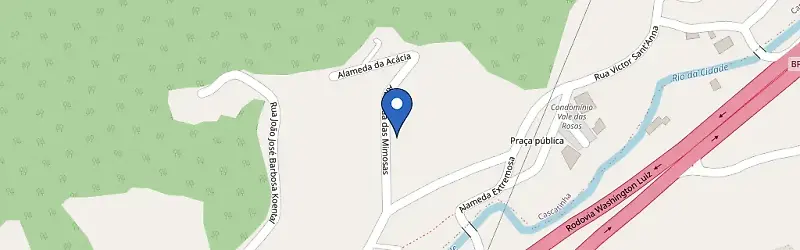 Mapa da estação Locanda
