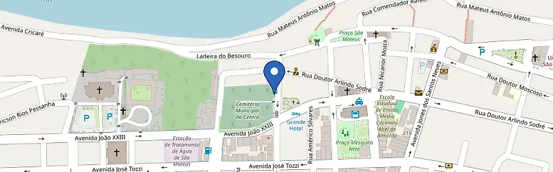 Mapa da estação São Mateus