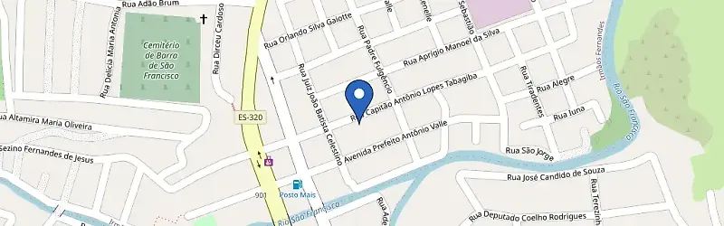 Mapa da estação Carregador 7kwh