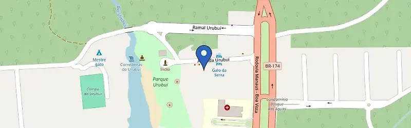 Mapa da estação Restaurante Gaúcha