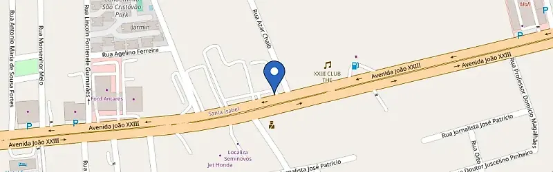 Mapa da estação Riviera Peugeot