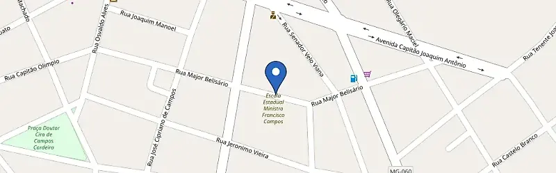 Mapa da estação Garage Solar - Alan
