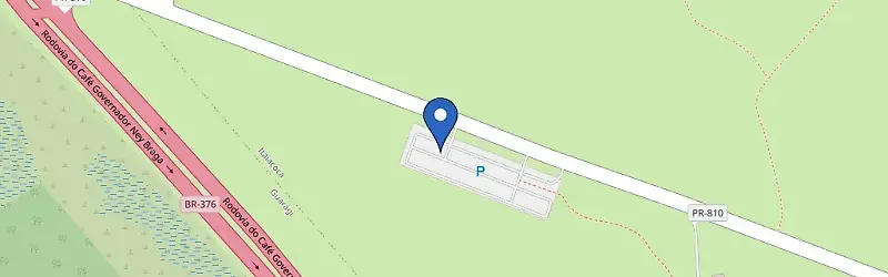 Mapa da estação Parque Estadual De Vila Velha