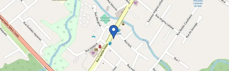 Mapa da estação Orquídea Palace / Supermercado Tok Stop