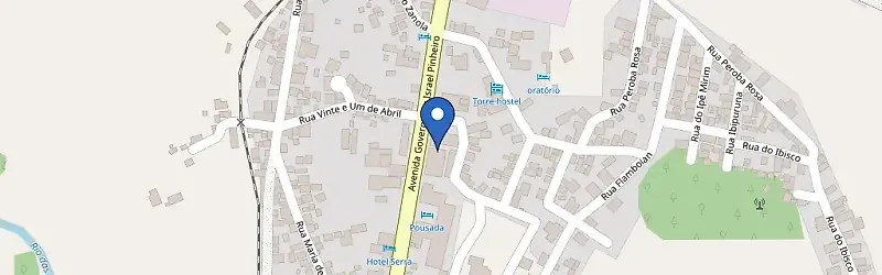 Mapa da estação Pousada Armazém