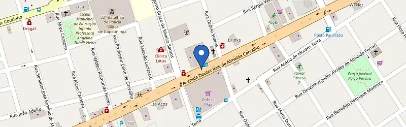 Mapa da estação Maggi BYD Itapetininga