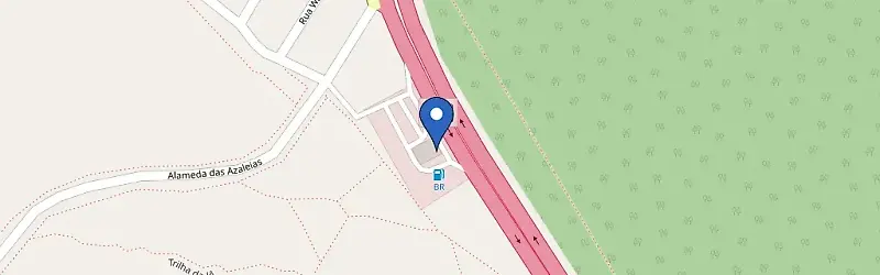Mapa da estação Petrobras Curva Do Retiro