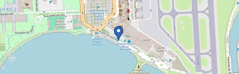 Mapa da estação Shopping Bossa Nova Mall