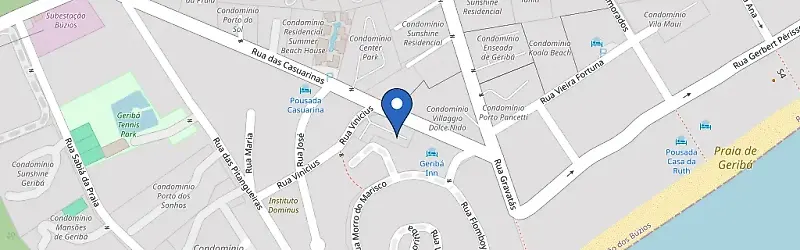 Mapa da estação Condominio Buzios Inn