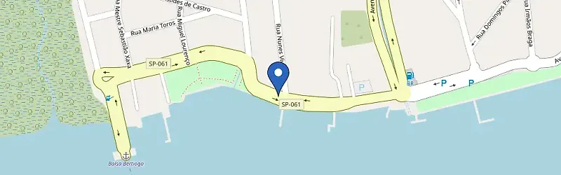Mapa da estação Marina Almirante
