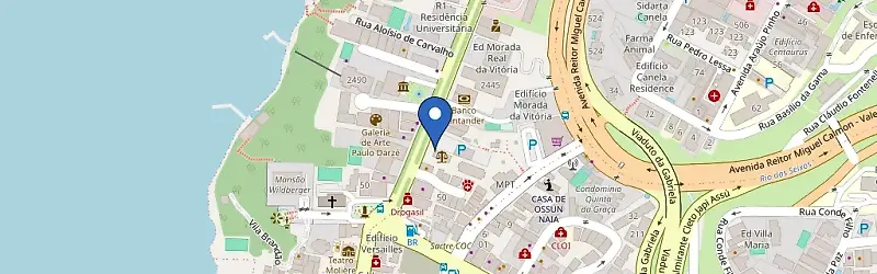 Mapa da estação Hiperideal Vitória