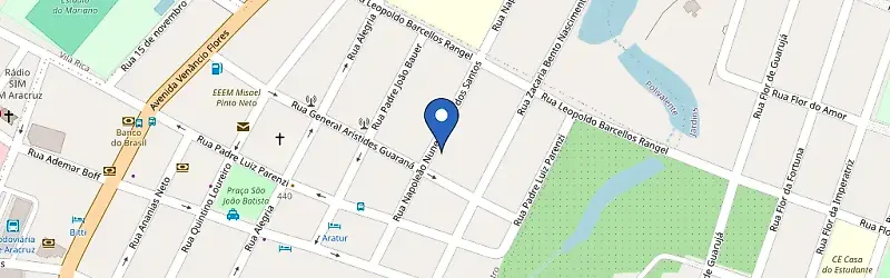 Mapa da estação Clinica Medica Zilca