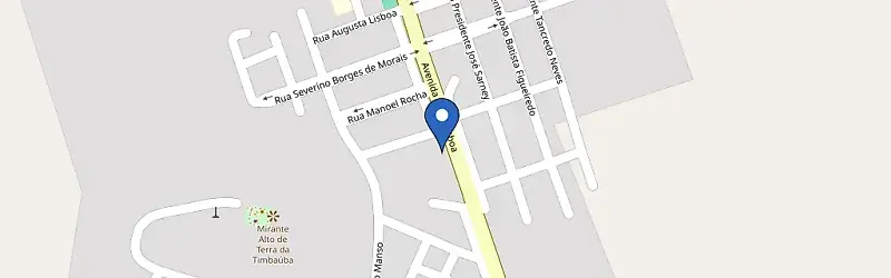 Mapa da estação JM Pneus