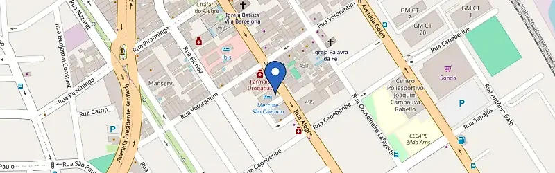 Mapa da estação The Office